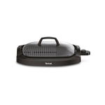 Tefal Grătar electric Tefal Health Multi Grill CB6A0830, 2000 W, termostat 5 nivele, suprafaţă antiaderentă, capac sticlă, negru, Tefal