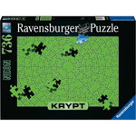 Jucarie Puzzle Krypt Neon Green (736 pieces), Ravensburger