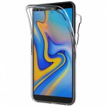 Husa Full TPU 360 fata + spate pentru Samsung Galaxy J6 Plus (2018) Transparent, SMART CONCEPT MOBIL SRL