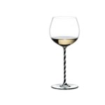 Pahar pentru vin, din cristal Fatto A Mano Oaked Chardonnay Negru / Alb, 620 ml, Riedel