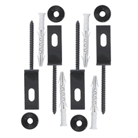 Suport panou gard tip O Cristal, otel galvanizat, negru RAL 9005, Polbram