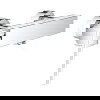 Baterie baie pentru dus, Grohe Plus 33577003, monocomanda, montaj pe perete, finisaj cromat