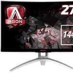 Monitor LED AOC Gaming AG272FCX Curbat 27 inch 4 ms Black Free-Sync 144Hz