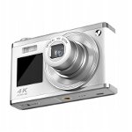 Camera digitala XREC C23, 60M,P 4K, 10x ZOOM, Alb, Xrec