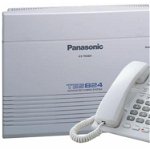 Pachet Centrala telefonica Panasonic KX-TES824 echipata 3/8, extensibila max 8/24, cu 1 x Telefon Fix Panasonic KX-T7730