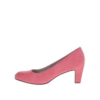 Pantofi rosii Tamaris cu toc