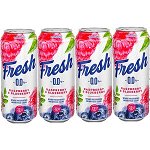 Mix bere fara alcool Fresh Raspberry & Blueberry, Doza, 4 x 0.5l