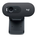 Camera Web HD Logitech C505, USB, senzor CMOS, microfon, suport universal, Logitech