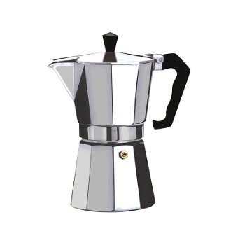 Cafetiera Espresso Floria ZLN-2492, 6 cesti, 300 ml, diametru 9 cm, aluminiu, Argintiu