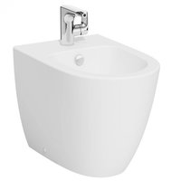 Bideu pe pardoseala lipit de perete 54cm, alb mat   5986B001-0288, Vitra