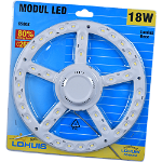 Modul LED circular Lohuis, driver inclus, 18W, lumina rece, 220 mm   , lohuis