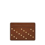 Accesorii Femei Fossil Steven Card Case Brown, Fossil