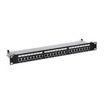 Patch Panel 1U, FTP cat5e, 24 porturi RJ45 - ASYTECH Networking ASY-PP-FTP5E-24