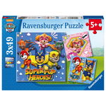 Puzzle Copii Ravensburger Paw Patrol 3 x 49 piese, Ravensburger