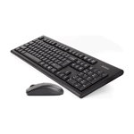 Kit Tastatura + Mouse A4tech 3100N Wireless, Negru, A4TECH