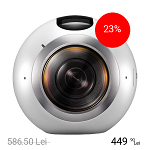 SAMSUNG Camera Video Si Foto Gear VR 360 Splashproof Alb, SAMSUNG