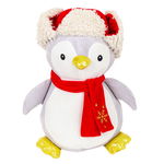 Jucarie de plus, Noriel, Pinguin cu caciula, 38 cm, Noriel Plus