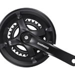 Angrenaj pedalier Shimano Tourney FC-TY501-2, 46 30T, brat 170mm, pentru 7 8 viteze , pe spate, fara cg. include suruburi, Shimano