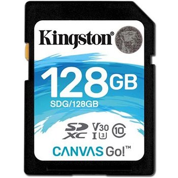 Card Memorie Kingston Canvas Go Sdxc 128gb Cl10 U3 V30 (90/45)