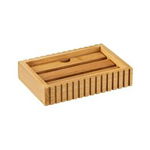 Savoniera Bamboo, Jotta, 12 x 8 x 2.5 cm, bambus, maro, Jotta