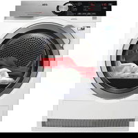 Uscator de rufe AEG Seria8000 T8DEA68S 8 kg 13 programe Clasa A+++ AbsoluteCare ProSense Sensidry Inverter Alb