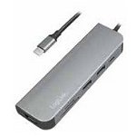 logilink USB-C multifunction HUB, HDMI,PD,card reader, logilink