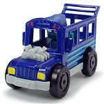Masina Dickie Toys Eroi in Pijama Night Ninja Bus cu figurina, Dickie Toys