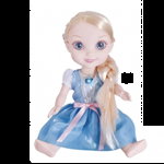 Papusa interactiva Little Princess, cu lumini, muzica, povesti, bleu, Krista