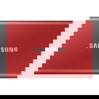SSD Extern Samsung Portable SSD T7, 2TB, USB 3.2, Red