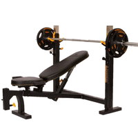 Banca reglabila in 8 pozitii cu suport pentru bara WB-OB20, POWERTEC