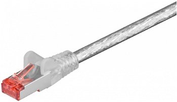 cablu de retea s/ftp goobay, cat6, patch cord, 5m, gri, Goobay
