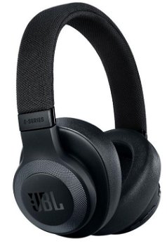 Casti Audio Over the Ear JBL E65BTNC, Wireless, Bluetooth, Noise cancelling, Autonomie 30 ore, Negru