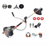 Motocoasa profesionala WOLFSON TRX-800: 2200W, 52CC, 12 accesorii, ham profesional