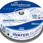 CD-R 700MB / 80MIN 52X Mediarange waterguard 25 buc, MediaRange