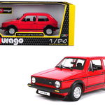 Macheta Bburago 1 24 Volkswagen Golf Mk1 CT1 1979 Red, Bburago