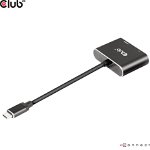 Splitter Club 3D Club3D CSV-1552 (hub MST USB3.2 Gen2 Type-C (DP™ Alt-Mode) la DisplayPort™ + HDMI™ 4K60Hz M/F), Club 3D