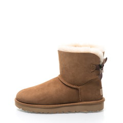Ghete fara inchidere de piele intoarsa Mini Bailey, UGG