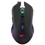 Mouse gaming RGB, Havit GAMENOTE MS1018, 1000-3200 DPI, cablu 1.5m USB