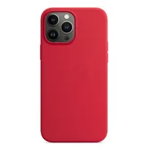 Husa spate si protectie cu Magsafe, Silicon Case pentru Iphone 12 Pro Max, Red, Oem