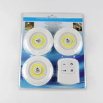 Set 3 lampi LED cu telecomanda, 3W, Alb Engros, 