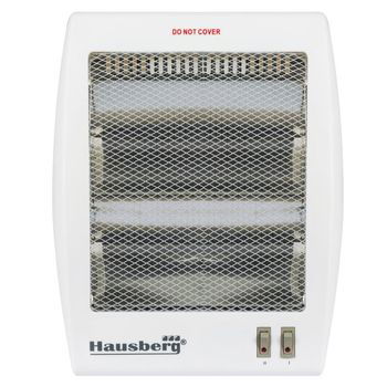 Radiator Aeroterma Hausberg HB 8103, cu 2 Trepte, Putere 800W, Culoare Alb