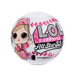 Papusa LOL Surprise All Star B.B.s, Baseball, 8 Surprize, S1, Pink, LOL