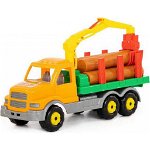 Camion cu lemne - Gigant, 47x16x26 cm, Wader, Polesie
