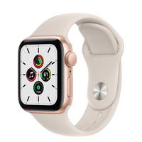 Smartwatch Apple Watch SE (2023) GPS, Retina LTPO OLED Capacitive touchscreen 1.78inch, Bluetooth, Wi-Fi, Bratara Sport Loop, Carcasa Aluminiu 44mm, Rezistent la apa (Albastru deschis), Apple