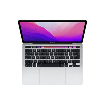 13.3'' MacBook Pro 13 Retina with Touch Bar, M2 chip (8-core CPU), 8GB, 256GB SSD, M2 10-core GPU, macOS Monterey, Silver, INT keyboard, 2022, Apple
