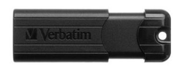 Stick USB Verbatim Pinstripe, USB 3.0, 256GB (Negru), Verbatim