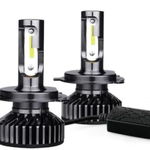 Set 2 becuri LED H11 F2 COB Canbus, 100W, lumina alb-rece, 12.000 lumeni, GAVE