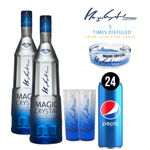 Party Box BUBBLE MAGIC, Magic Crystal Premium Vodka