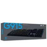 Tastatura Logitech G915 Lightspeed Wireless Rgb Gl Clicky Carbon PC
