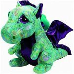 Jucarie TY Beanie Boos Cinder green dragon mediu, Ty